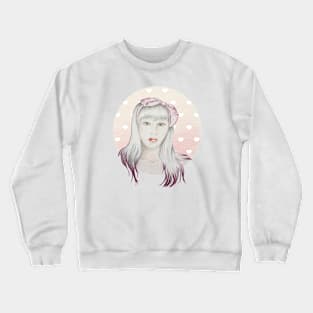 Girl Pink Crewneck Sweatshirt